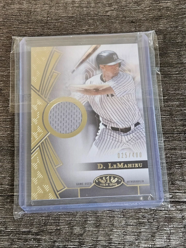 2023 Topps Tier One - Tier One Relics B #T1R-DL D. LeMahieu /400 (MEM) - Image 4 of 4
