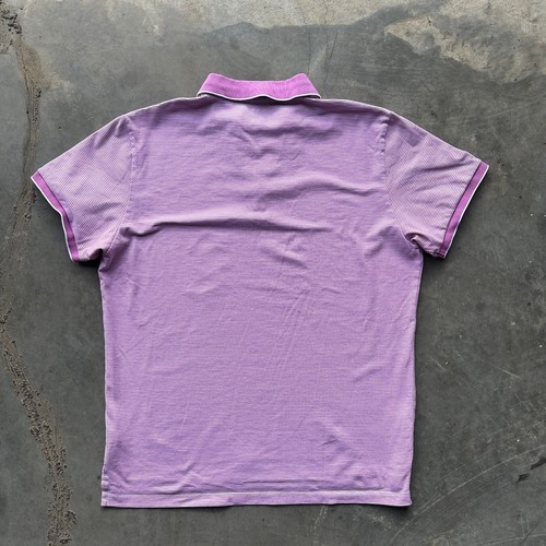 Bonobos Golf Poloshirt Herren XL rosa weiß gestreift Slim Fit Performance Shirt - Bild 6 von 7