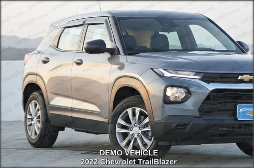 WINDOW VISORS for 2021 → 2025 Chevrolet TrailBlazer / DEFLECTOR RAIN GUARD SHADE - 第 3/6 張圖片