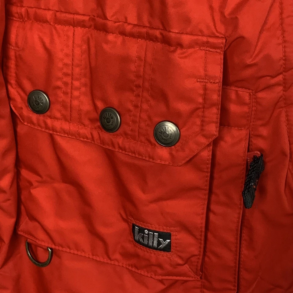 Chaleco de esquí Killy Classic Line rojo con capucha sistema de rescate Recco talla 42 Foto 4 de 4