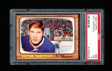 1966 TOPPS HOCKEY 86 VIC HADFIELD PSA 5 EXCELLENT RANGERS