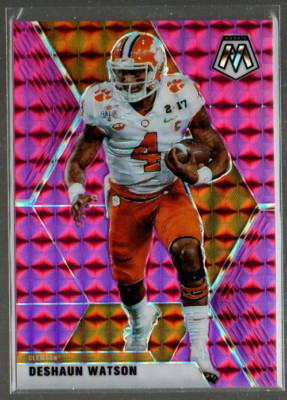 2021 Panini Mosaic Draft Picks Mosaic Pink #63 Deshaun Watson /25