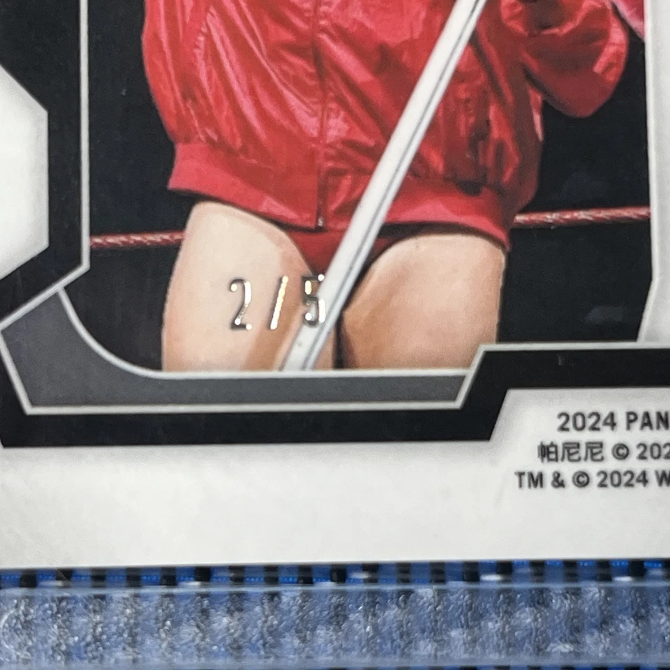 2024 Panini Prizm WWE Gold Pandora Prizm Nikolai Volkoff 55 USA Flag LOW POP /5. - Image 3 of 4