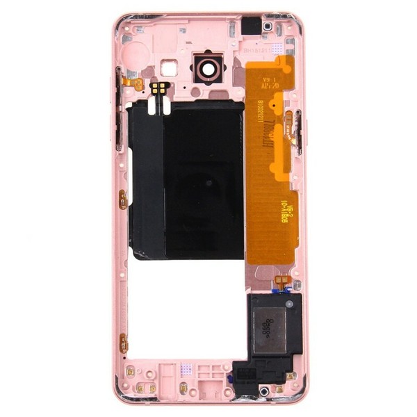 Mittelrahmen Rahmen Kamera Glas GehäUse FüR Samsung Galaxy A5 2016 Speaker Pink-image