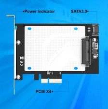 PCI-E 3.0 X4 to U.2 SFF-8639 Adapter PCIe U.2 SSD to PCI Express Card