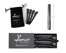 Barracuda Beauty Bundle Professional Hair Sectioning Clips & Precision Comb