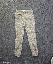 Levi s Camo Jogger Pants Youth Size 16 Reg W28 L30 Green Camouflage