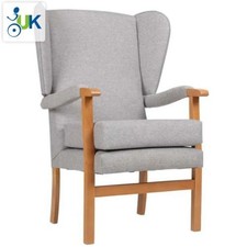 Jubilee High Back Wing chair Fireside chair Wooden Arms