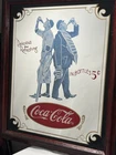 Vintage Coca Cola "Delicious & Refreshing" Pub Mirror