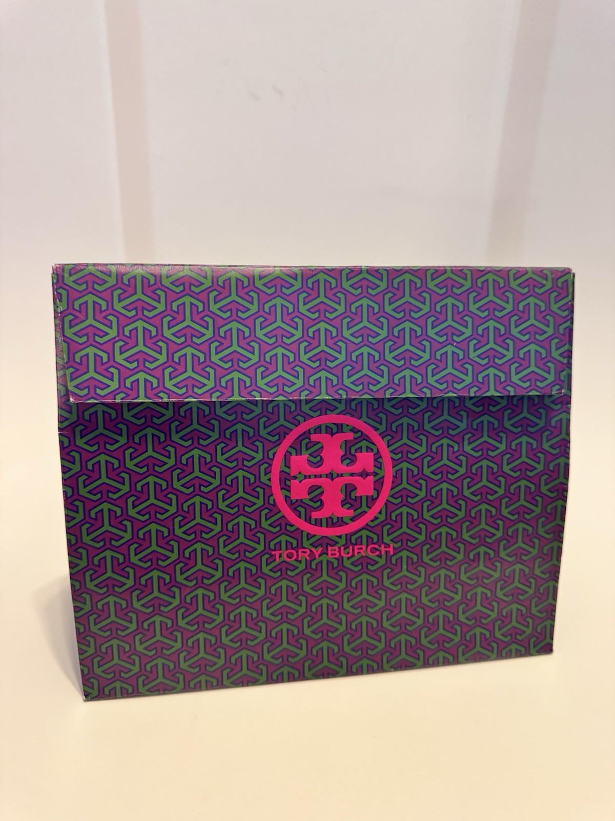 Lot of 4 Tory Burch Gift Bags fastened Closure Pink Logo Small thumbnail 2