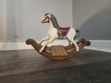 Vintage 1988 Burwood Rocking Horse Wall Hanging 9 X 13