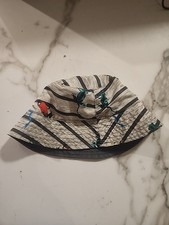 UV SKinz Reversible Bucket Hat - Gray Frogs -UPF 50 - Size 3T