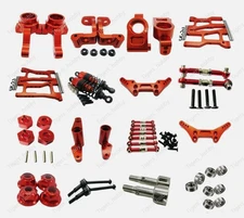 Aluminum Metal CNC Upgrade Parts DIY Fit for 1/10 HPI RS4 Sport 3 Rc Car Red NEW