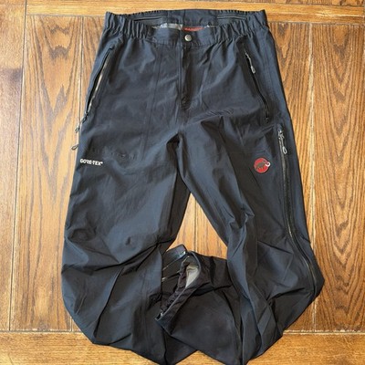 Mammut Base Jump Advanced Wenaha Pants Mens Medium 32x30 Gore-Tex Black Hiking