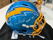Dan Fouts Signed Chargers Full-Size Flash Alternate Speed Helmet Beckett (BAS)