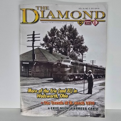 Erie Lackawanna Railroad History - Milk Cars + Wadsworth Ohio Personenwagen 1316