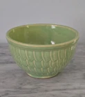 VINTAGE MCCOY POTTERY FISH SCALE MIXING BOWL  c.1940s