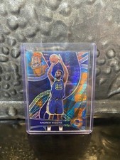 2021-22 Panini Spectra Andrew Wiggins #54 Asian Blue & Orange 41/49 - Warriors