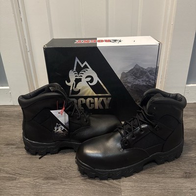 Rocky Alpha Force Black Composite Toe Work Boots Men s 12W New NWT Waterproof