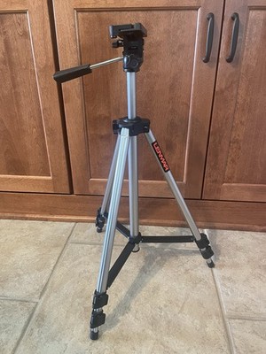 Lenmar PT-130 Tripod for Photo Camera or Video Lightweight 18.5  to 49 