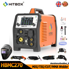 MIG/CUT/ARC/TIG 6in1 MIG Welder Aluminium 200Amp 240V Air Plasma Cutting Machine