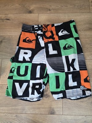 Quicksilver Men Board Shorts Size 34 Swim Surf Trunks