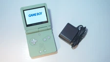 Matcha Green Nintendo Game Boy Advance SP GBA SP System with v5 IPS Screen