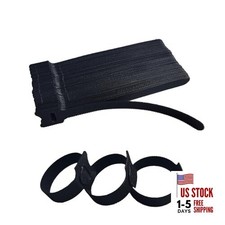 6 Inches Black Reusable Cable Ties,Multi-purpose Adjustable Cord 6inches-60PCS
