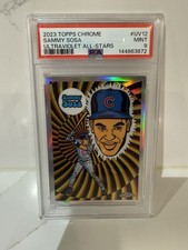 2023 Topps Chrome Ultraviolet All-Stars Sammy Sosa UV-12 PSA 9 Chicago Cubs