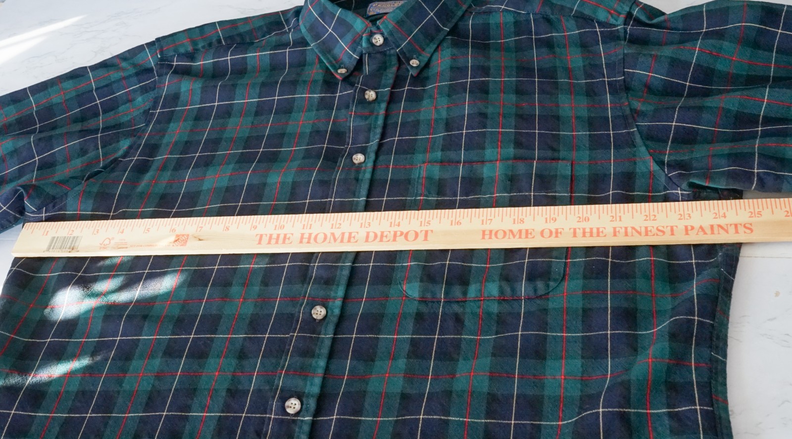 Pendleton Men Wool Plaid Windowpane Button Up shi… - image 10