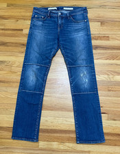 Anthropologie Pilcro and the Letterpress Parallel Women's 31 Blue Jeans Straight