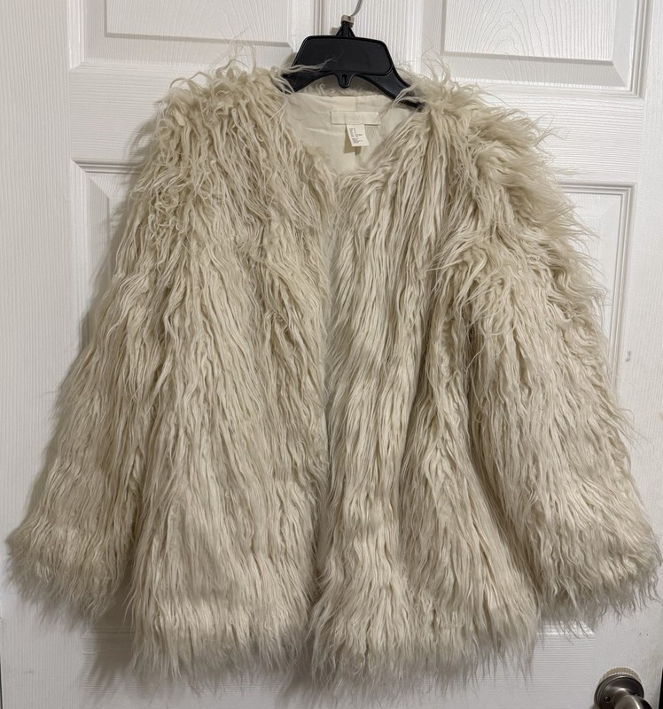 H&M Fur Jacket For Women US Size S