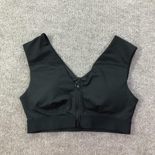 Tommie Copper Sports Bra Womens Medium Zip Front Znergy Athletic Gym Workout Bra