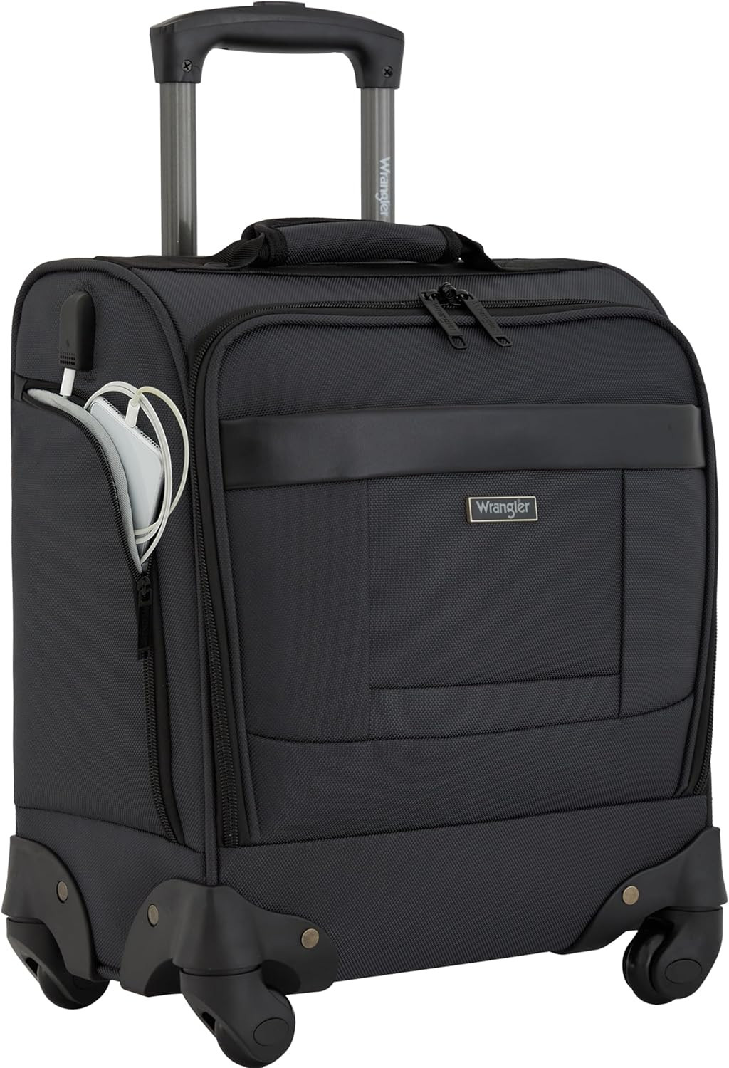 17" Underseat Spinner Carry-On Luggage, Charcoal