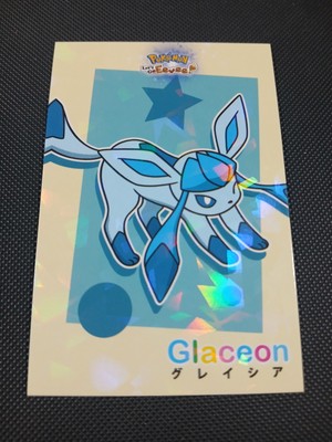 Pokemon Let's Go Eevee Database Set Peru Glaceon Square Cracked Ice US Seller