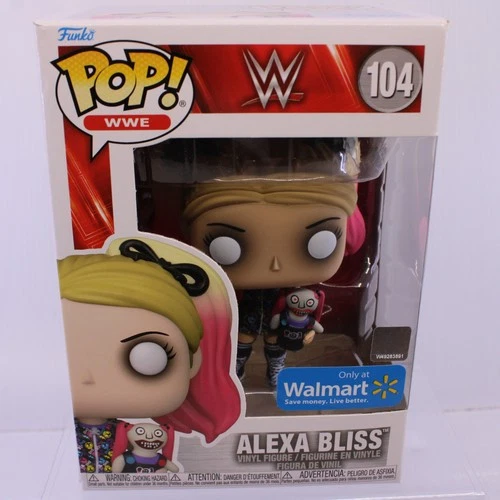 F2 Funko Pop WWE WWF ALEXA BLISS Walmart Exclusive Vinyl Figure 104