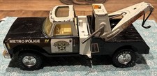 Vintage Nylint Traffic Patrol Metro Police Tow Truck Steel 4th Precinct Wrecker