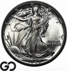 1940 Walking Liberty Half Dollar, Frosty Solid Gem BU++