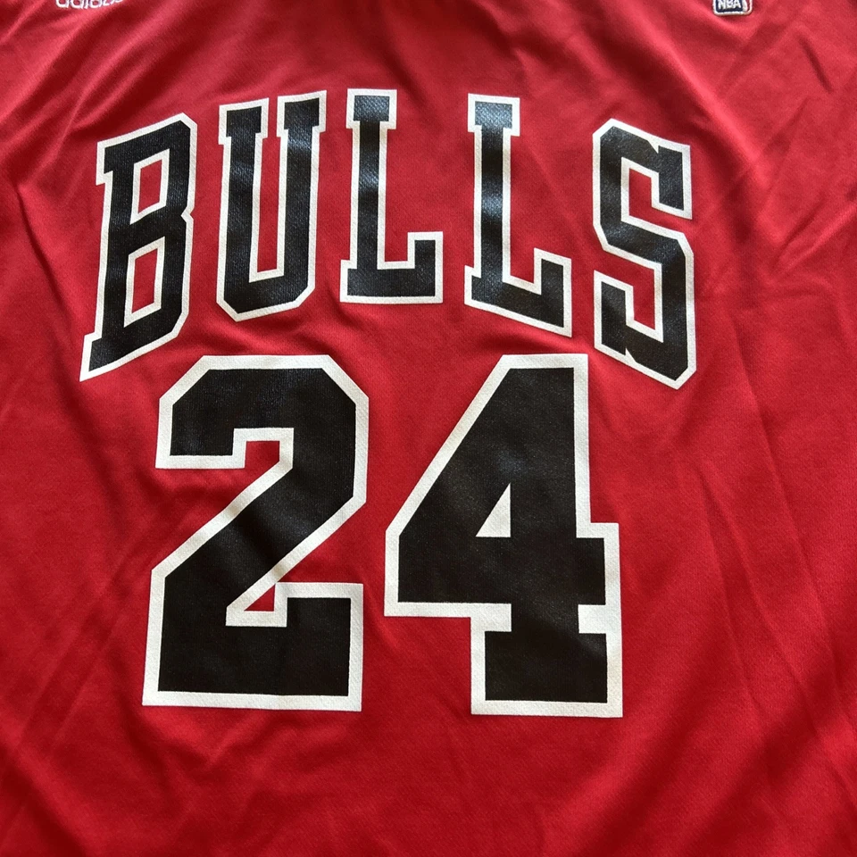 Adidas Brian Scalabrine Chicago Bulls Jersey White Mamba 2XL RARE! - Image 4 of 4
