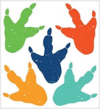 Dinosaur Prehistoric Jurassic Animal Birthday Party Vinyl Footprint Decorations