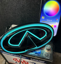 For 2018-2024 Infiniti Q50 Color Changing Rgb Led Grill Emblem Gloss Black For 2018-2024 Infiniti Q50 Color Changing Rgb Led Grill Emblem Gloss Black