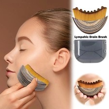 Portable Lymphatic Face Contour Brush  Massager for Jawline