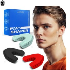 3PCS Jawline Exerciser Mouth Exercise Fitness Ball Neck Face Jaw Trainer
