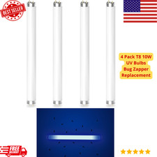 10W T8 Bug Zapper Replacement Bulb 4 Pack 365nm UV Light Tube 20W Insect Killer