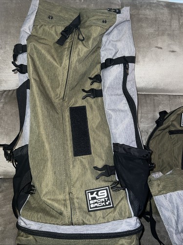 K9 Sport Sack Kolossus Rover 2 Dog Carrier Backpack Front Facing size XL Green - Picture 2 of 10