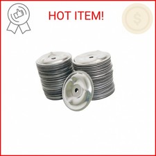 Steel Tambourine Jingles, 100 Count