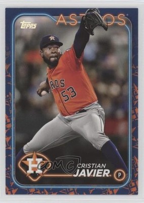 2024 Topps Series 1 Team Color Border Cristian Javier #269 1j2e