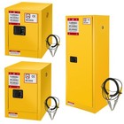 11Ga/12Ga/30Ga Safety Storage Cabinet Yellow Flammable Welded Bin Fireproof
