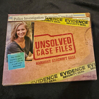 Pressman Unsolved Case Files Harmony Ashcroft Detective Game 1+ Players 8+ 2020