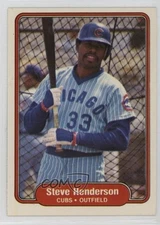 1982 Fleer Steve Henderson #597